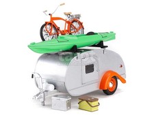 Diverse Tear Drop Trailer Caravan - Greenlight 1/24