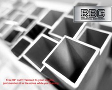 ALUMINIUM SQUARE BOX SECTION Metric & Inch Size 1000mm-3000mm Free UK Delivery