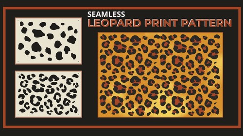 Seamless leopard print skin - leopard,