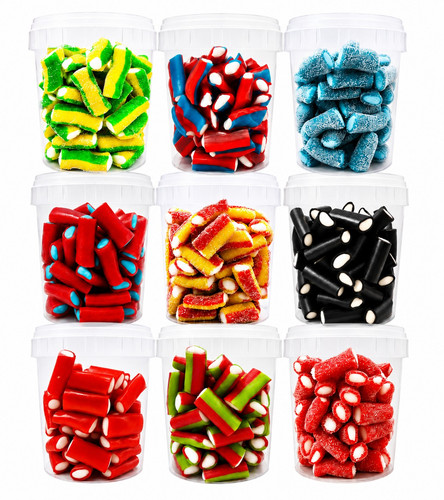 500g sour jelly - sour, bites