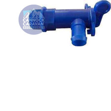 Water Tank Drain Tap 3/4" BSP Fresh/Waste Fit 25mm Hose -Motorhome/Caravan/Boat