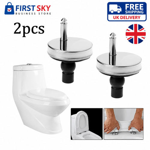 Toilet seat hinges - toilet,