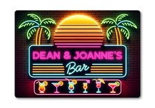 Personalised Bar Sign METAL