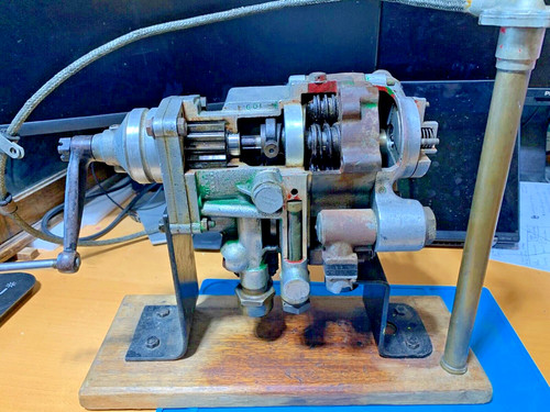 Engine pump vintage cutaway - pump,