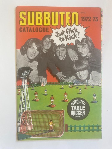 Vintage subbuteo catalogue - subbuteo,