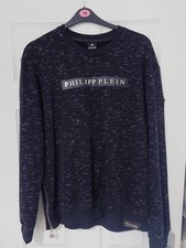 Philip Plein Mens Black Jumper