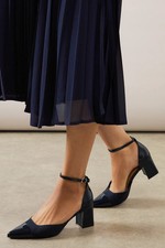 Wallis Navy Court Shoes Womens