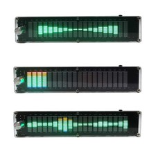 Music Spectrum Equalizer Dual Channel 20 To 20Khz 10 Modes 15 Band LCD In FG