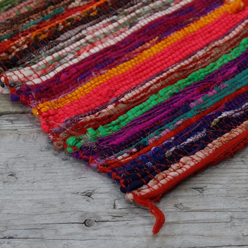 150 90cm luxury rag rug - 90cm,