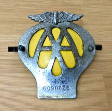 Vintage AA Car Badge –