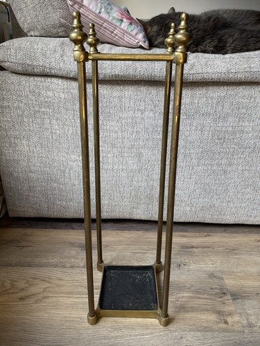 Antique edwardian solid brass - edwardian,