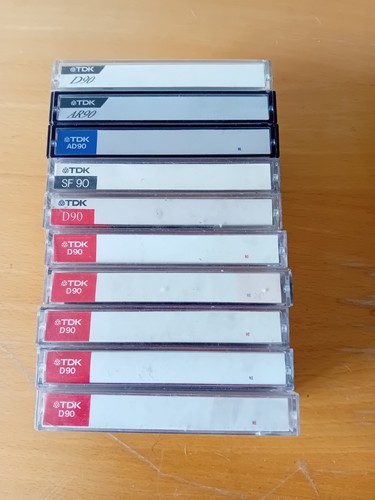 Tdk cassette tapes used - cassette, 10