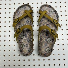 Birkenstock Mayari Ethno Ochre Oiled Leather Sandals Printed Women’s 7 Men’s 5