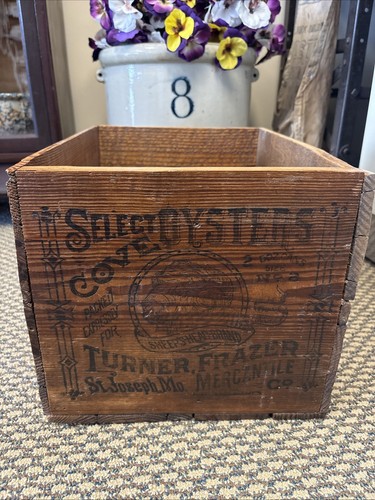 Vintage oyster crate - vintage,