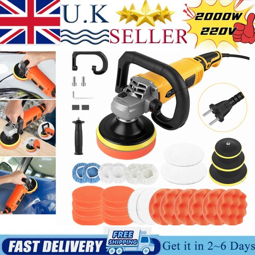 2000w rotary car polisher - 7",