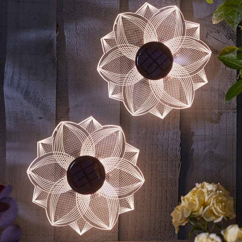Large solar garden ornament - garden,