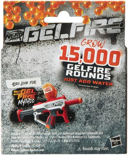 Nerf pro gelfire refill - gelfire, 15,000