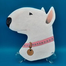 Whimsical English bull terrier