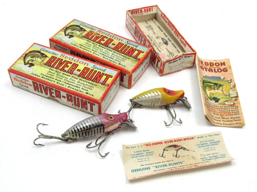 Vintage heddon river - heddon, runt