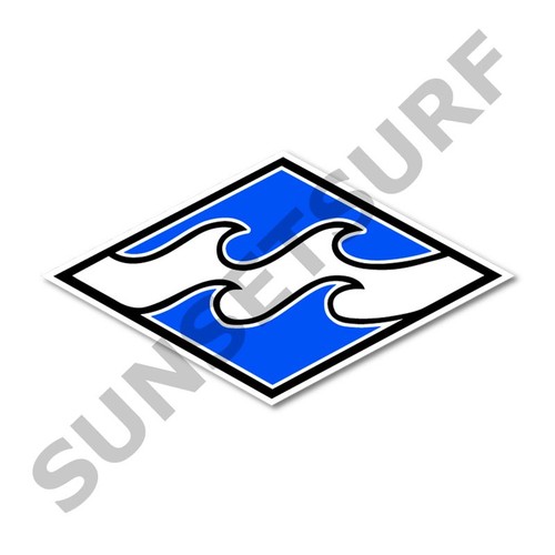 Billabong wave logo blue surf - wave,