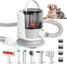 12000Pa Dog & Cat Pet Grooming Kit & Vacuum Large Capacity + 10 Clippers & Tools