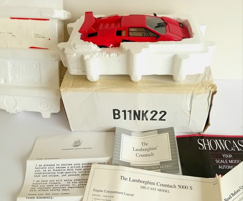 Franklin mint mini lamborghini - mini,