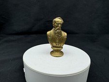 Antique Small Bronze DICKENS CHARLES Bust, 2 3/4"