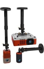 Universal Projector Mount - Adjustable Ceiling or Wall Mount for Mini Projectors