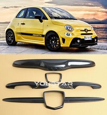 Kit completto rivestimenti esterni carbonio look per Fiat Abarth 500 595 695