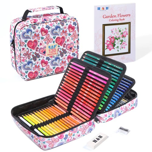 120 colouring pencils zip - 120, zip-up