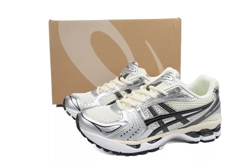 New asics gel kayano silver - new,