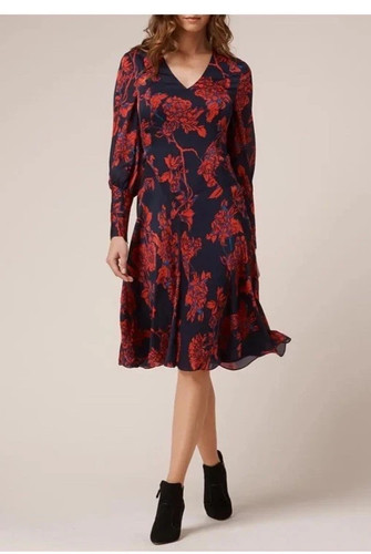 Bennett mina silk dress - mina, uk