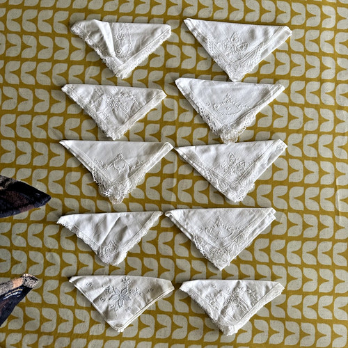 Vintage lace and - vintage, cotton