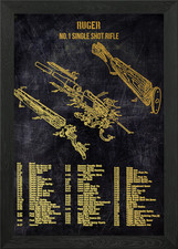 ruger Framed Wall Art Poster