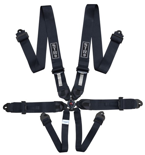 Black point race harness - 6-point,