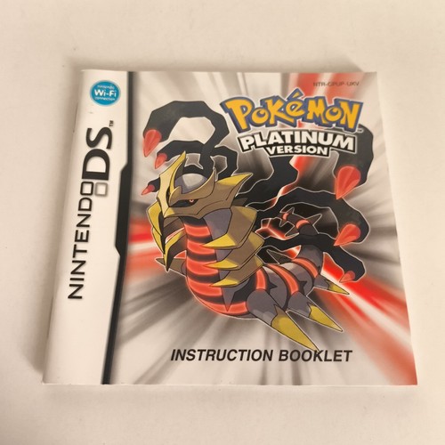 Pokémon platinum manual - platinum,