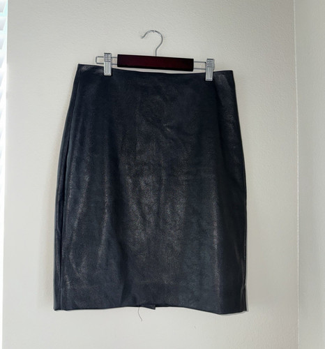 Crew black faux leather - j.crew,