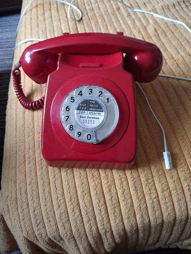 Vintage 1980 gpo gloss red - gloss,