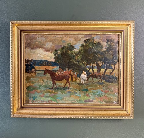 Antique signed and dated 1943 - signed,