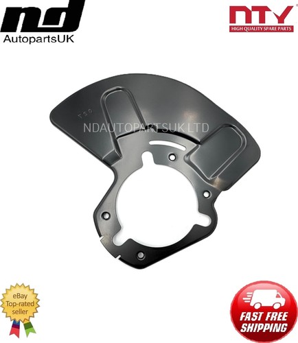 Front left brake disc - front, dust
