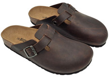 Sabot Uomo Ciabatte sandali ecopelle Sughero BIOMODEX Simil  Birkenstock Boston