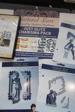 Cutting Dies*Tattered Lace*JUST GLITZ*CD Rom*Charisma Pack*Art Deco*Card*Topper