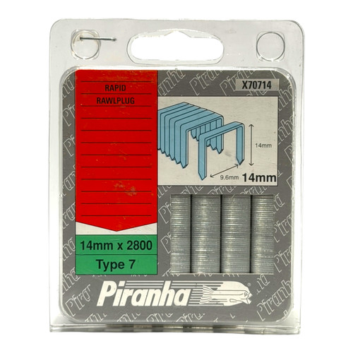 Piranha x70714 type staples - x70714,