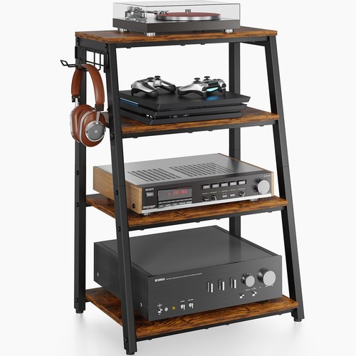 Tier media stand - av, with