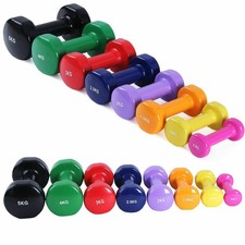Vinyl Dumbbell Set Solid