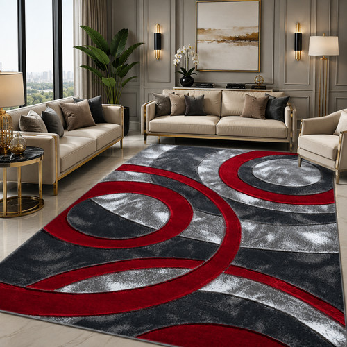 Modern large area rugs living - area,