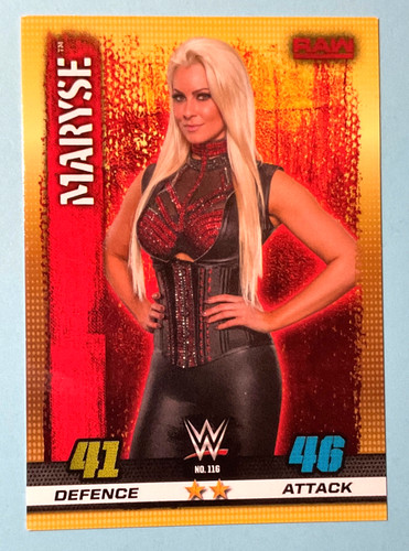 Wwe raw topps slam attax - raw, 10th