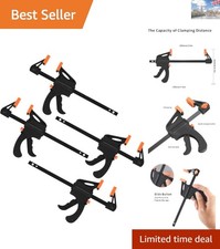 4 Pack Quick Grip Clamps