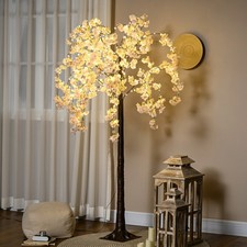 180cm Artificial Cherry Blossom Tree w/ LED Lights for Home Party Wedding Pink