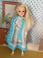 Vintage Sindy WithNight  Dress/ House Coat /Shoes . Nylon Frill . 033055X. Vgc